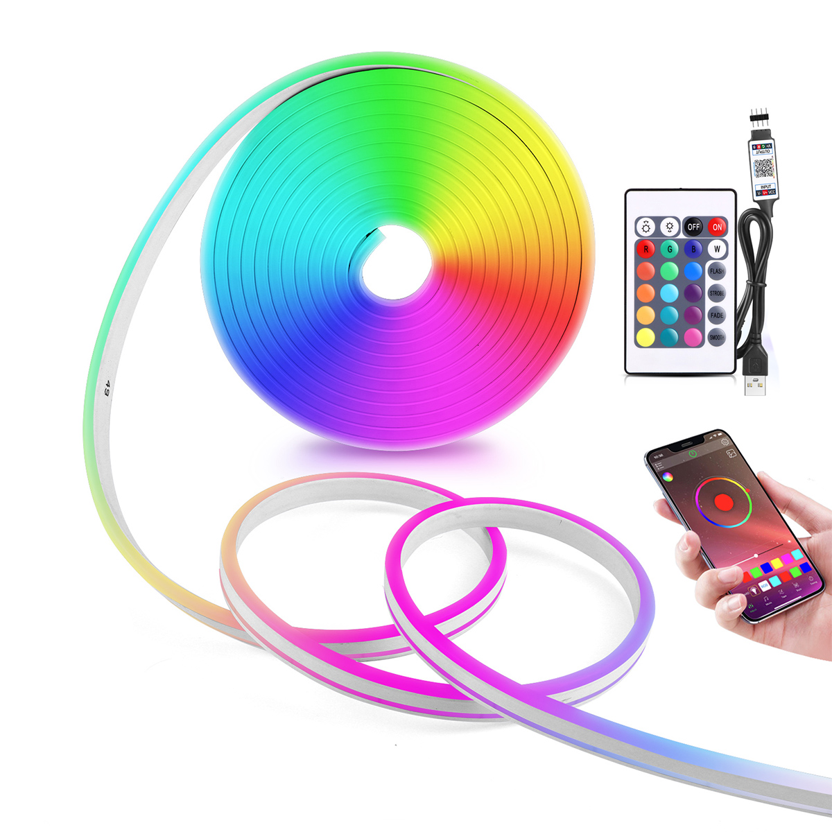 Home Decor Free App - 5v usb rgb neon led luz