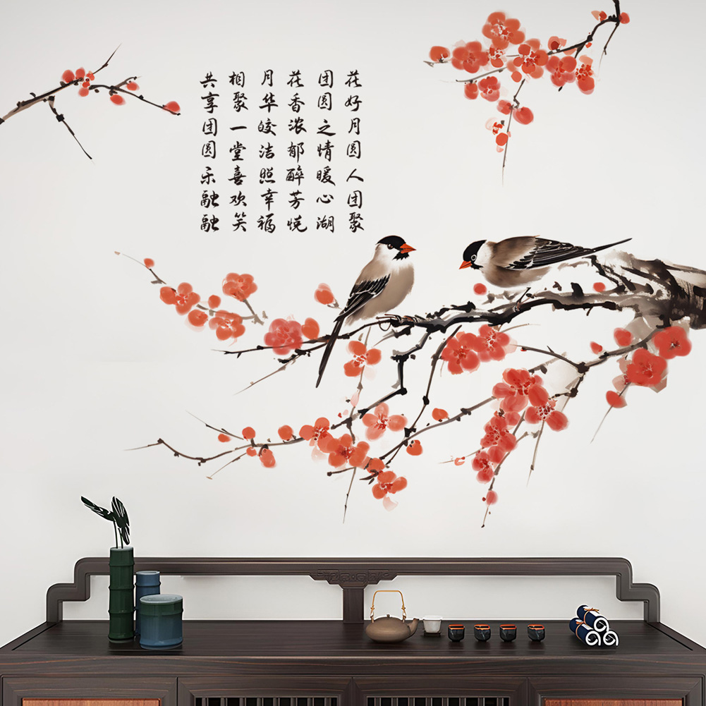 Home Decor Indonesia - Adesivos de Parede Estilo Chinês com
