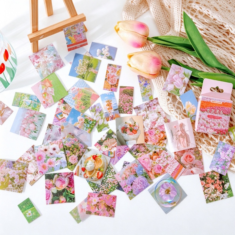 Home Decor Magazine - 45 Adesivos de Flores de Primavera