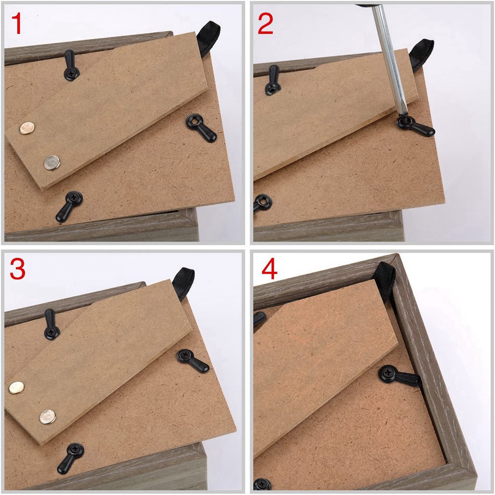 Conjunto de fixadores de botão - Bamboo Photo Frame avaliação e preço