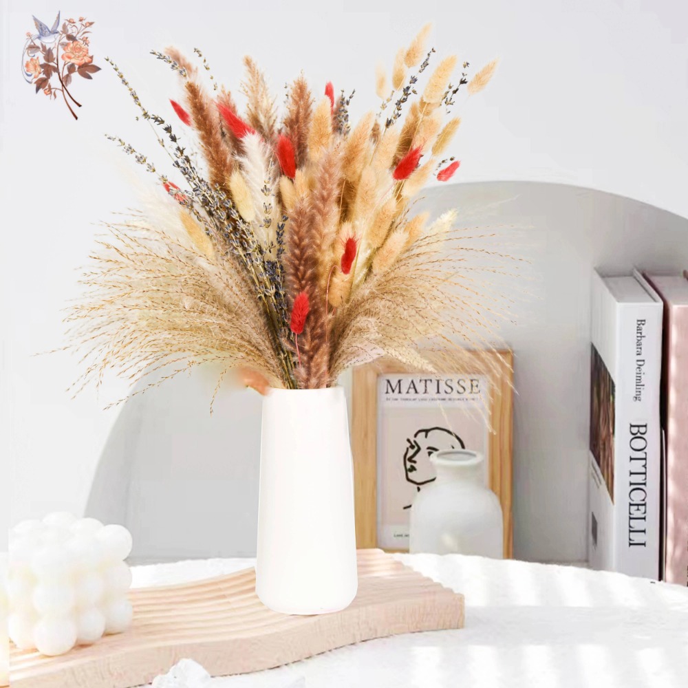 Buquê de Flores Secas Naturais - Pampas Grass Decor avaliação e preço