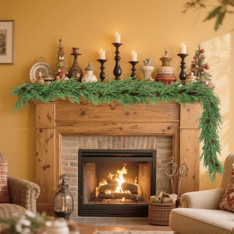 Guirlanda de árvores de Natal  - Rattan Plant Basket avaliação e preço