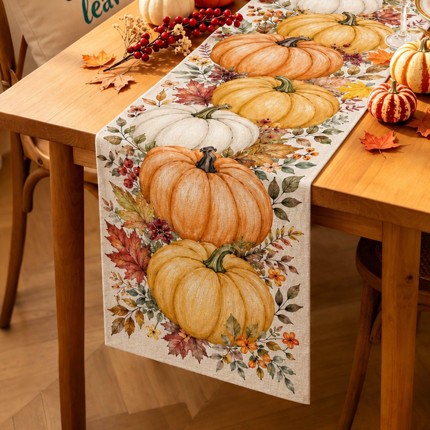 Caminho de Mesa de Halloween c - Linen Table Runner avaliação e preço