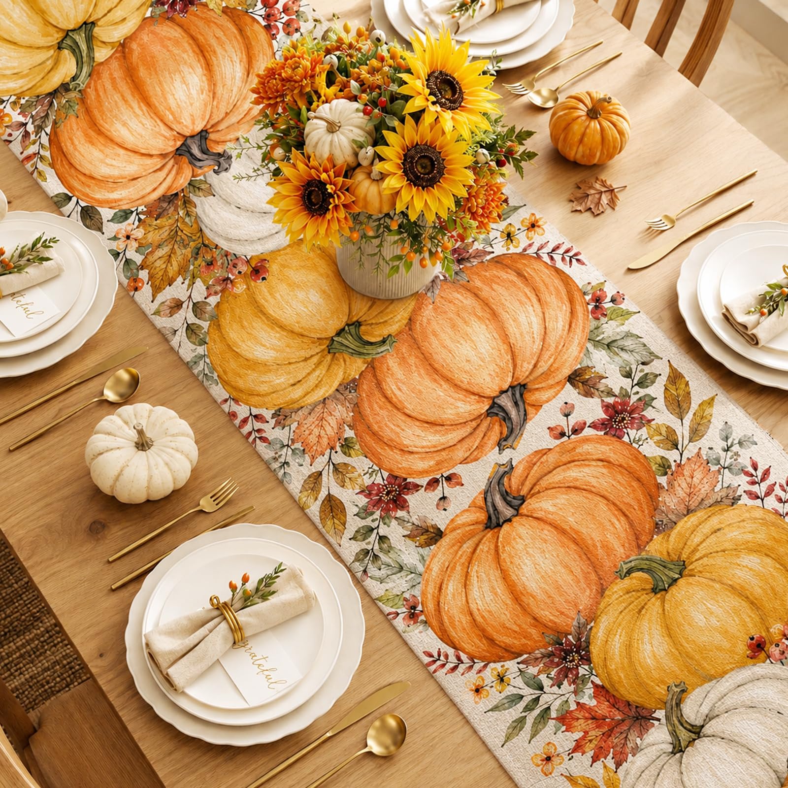 Caminho de Mesa de Halloween c - Linen Table Runner avaliação e preço