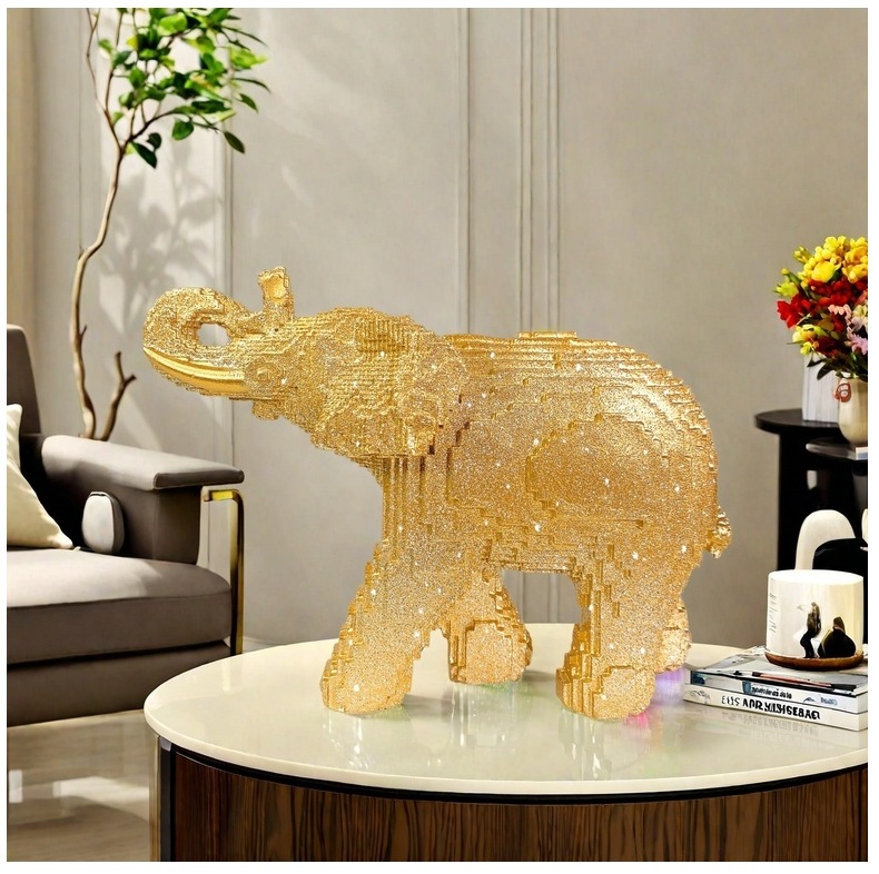 Estátua de Elefante em Resina, - Home Decor Theme avaliação e preço