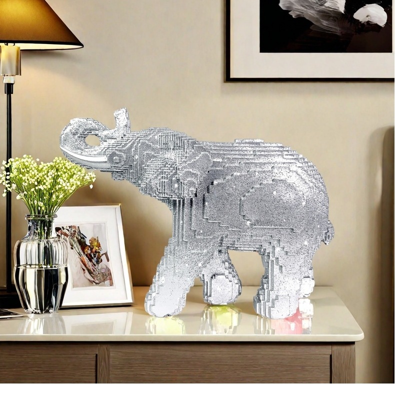 Estátua de Elefante em Resina, - Home Decor Theme avaliação e preço