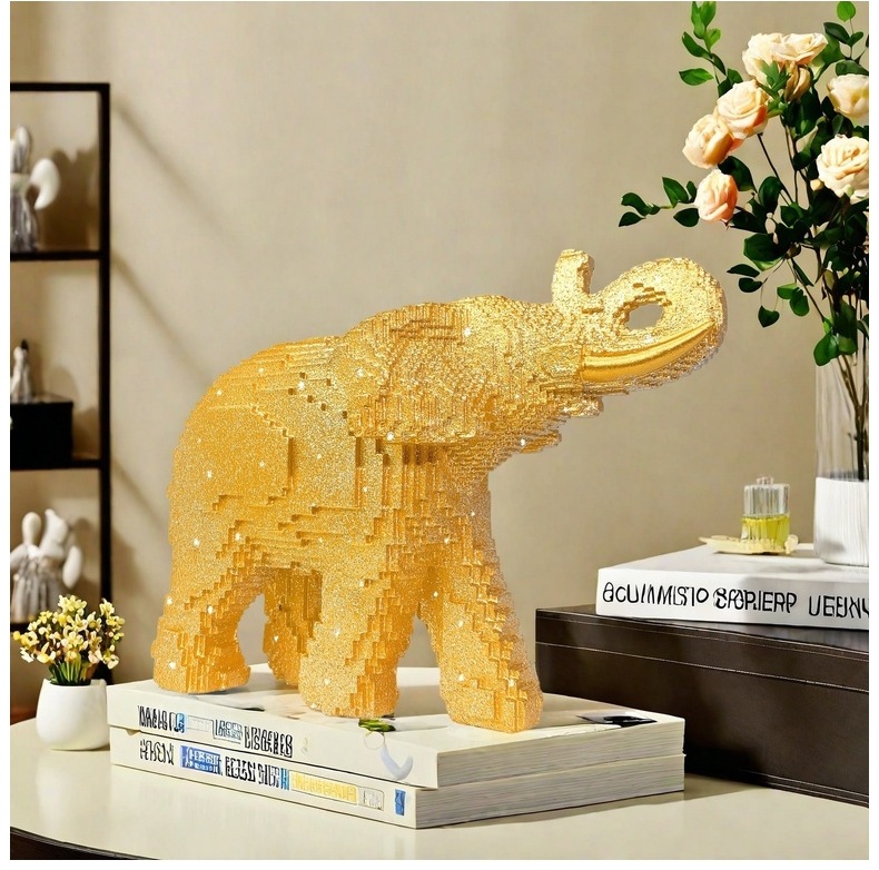 Estátua de Elefante em Resina, - Home Decor Theme avaliação e preço