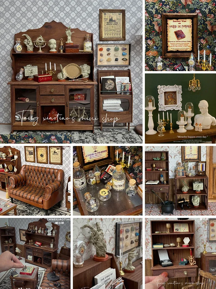 Casa de bonecas decoração retr - Home Decor Za avaliação e preço