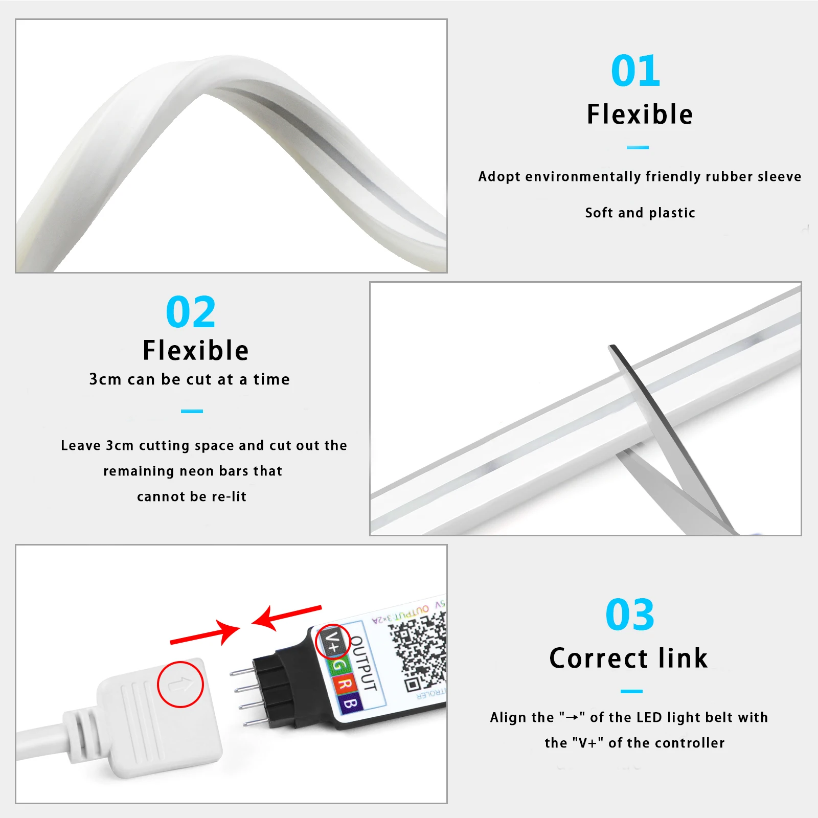 5v usb rgb neon led luz de tir - Home Decor Free App avaliação e preço