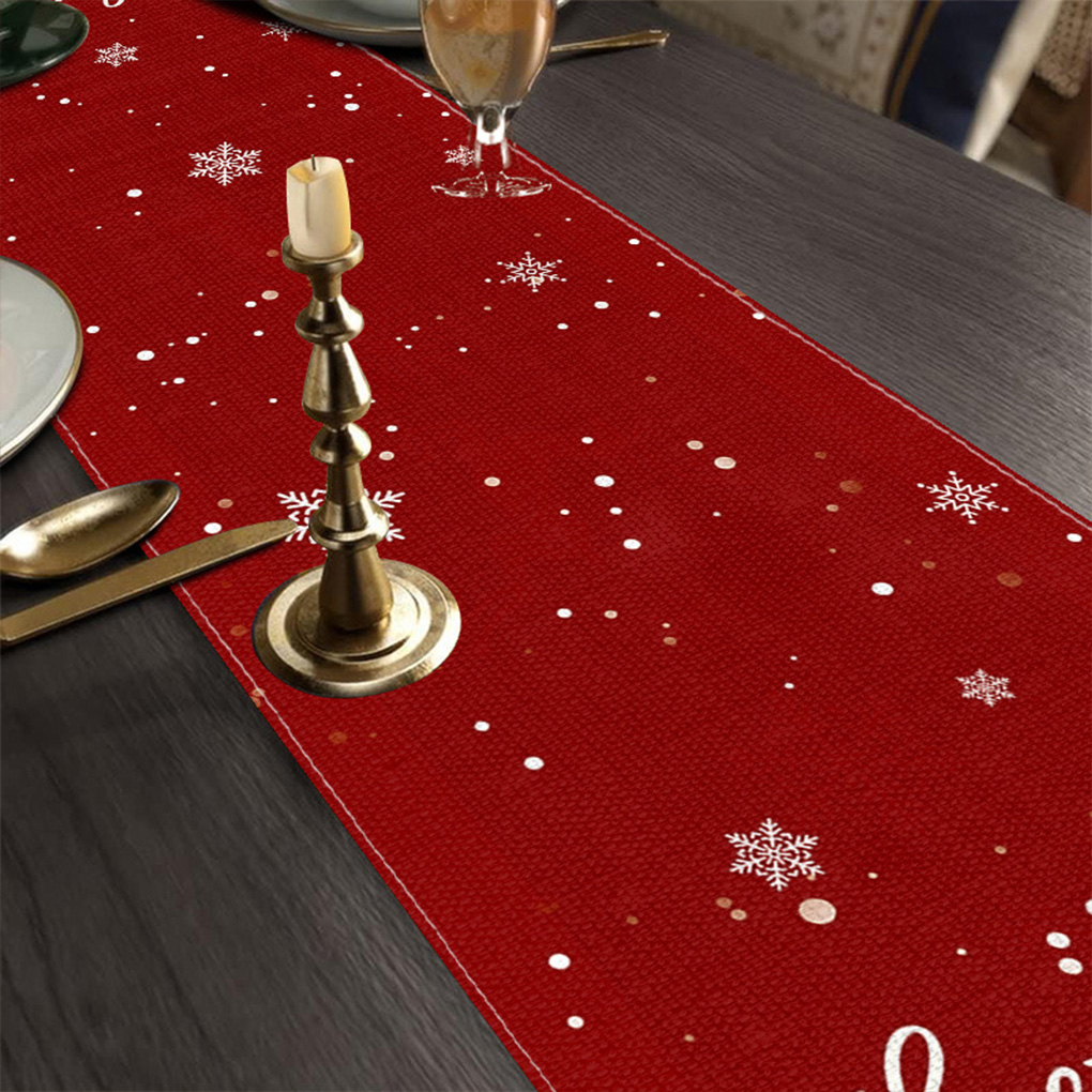 Corredor de mesa floral festiv - Linen Table Runner avaliação e preço
