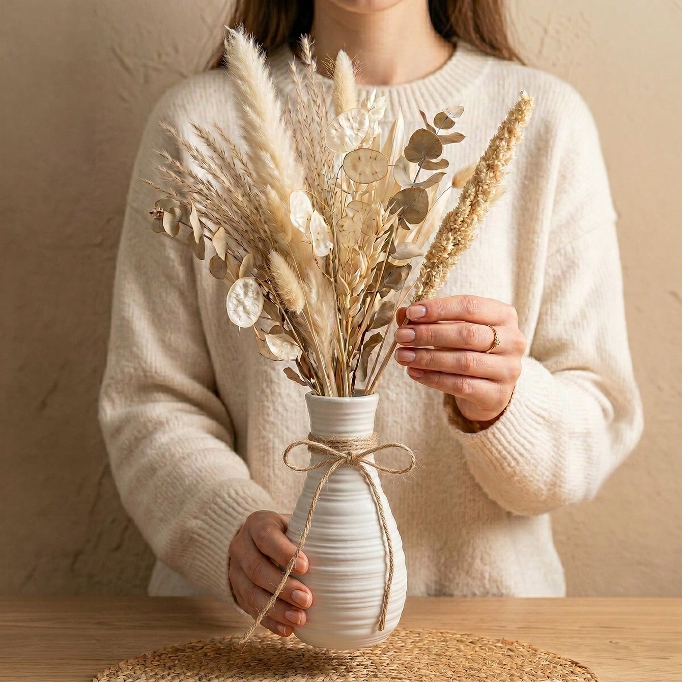 1 unidade de vaso de flores ho - Pampas Grass Decor avaliação e preço