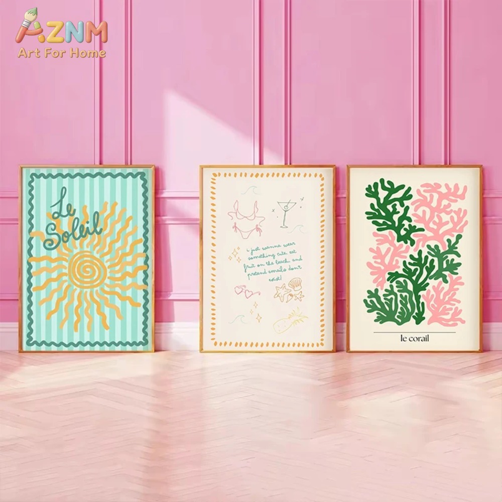 AZNM Quadro Decorativo de Pare - Home Decor Y2K avaliação e preço