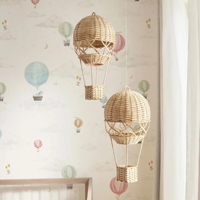 Cesta Suspensa de Balão de Ar  - Rattan Plant Basket avaliação e preço
