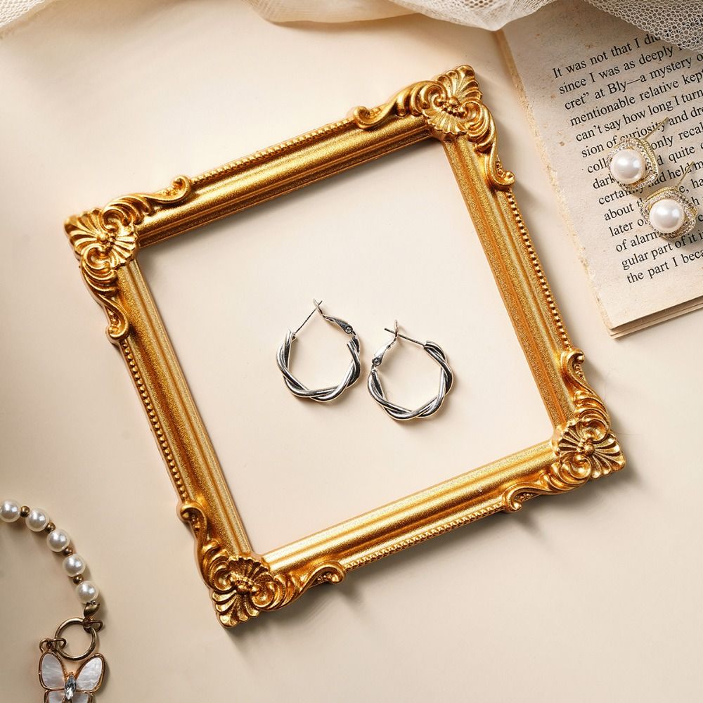 Moldura Vintage Dourada DIY pa - Bamboo Photo Frame avaliação e preço