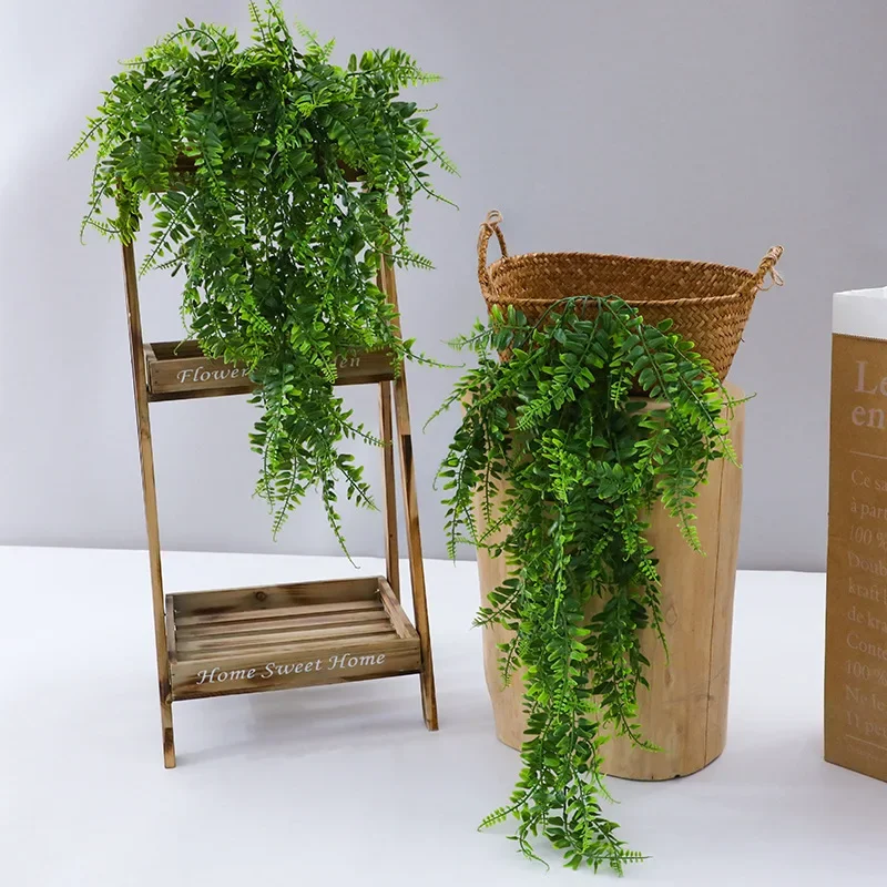 Plantas artificiais suspensas, - Rattan Plant Basket avaliação e preço