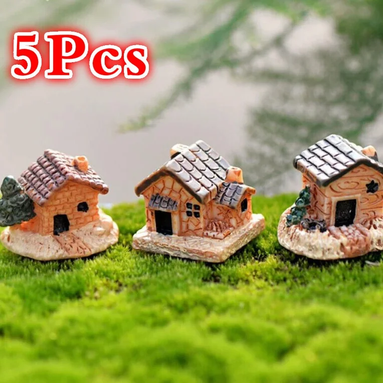 5 Pçs/set Mini Casa de Boneca  - Home Decor Za avaliação e preço